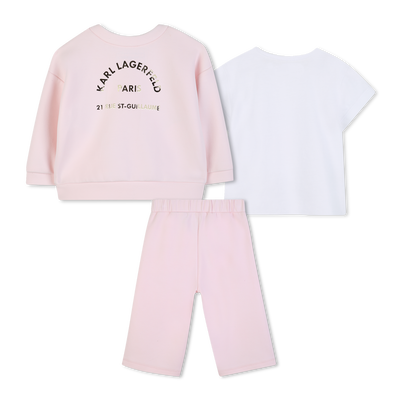 CONJUNTO DE JOGGER KARL LAGERFELD KIDS NI&Ntilde;A