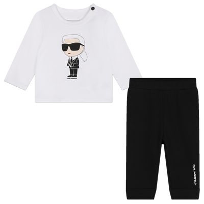 Conjunto camiseta y pantal&oacute;n KARL LAGERFELD KIDS NI&Ntilde;O