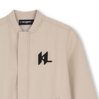 Sudadera con capucha con cremallera KARL LAGERFELD KIDS 
                    NI&Ntilde;O