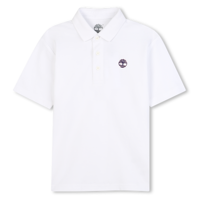 Polo de algod&oacute;n de manga corta TIMBERLAND NI&Ntilde;O