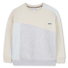 Sudadera de cuello redondo BOSS 
                    NI&Ntilde;O