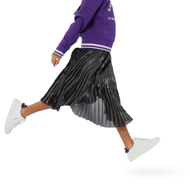 Falda midi plisada KARL LAGERFELD KIDS 
                        NI&Ntilde;A