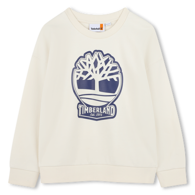 Sudadera con logo estampado TIMBERLAND NI&Ntilde;O