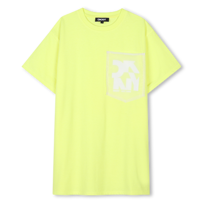 Vestido camiseta manga corta DKNY NI&Ntilde;A