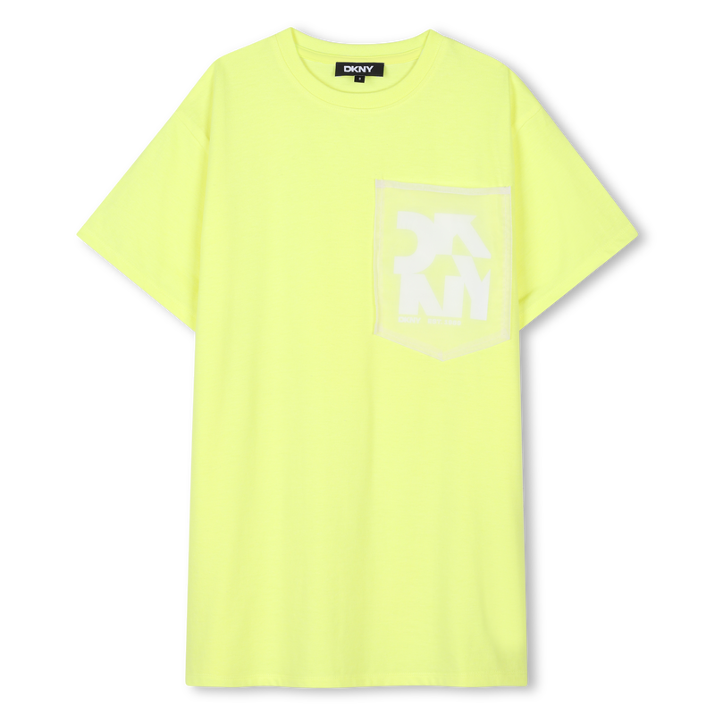 Vestido camiseta manga corta DKNY 
                        NI&Ntilde;A