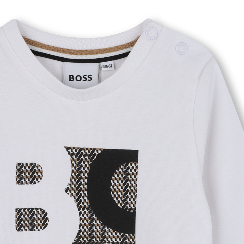 Camiseta de manga larga BOSS 
                        NI&Ntilde;O