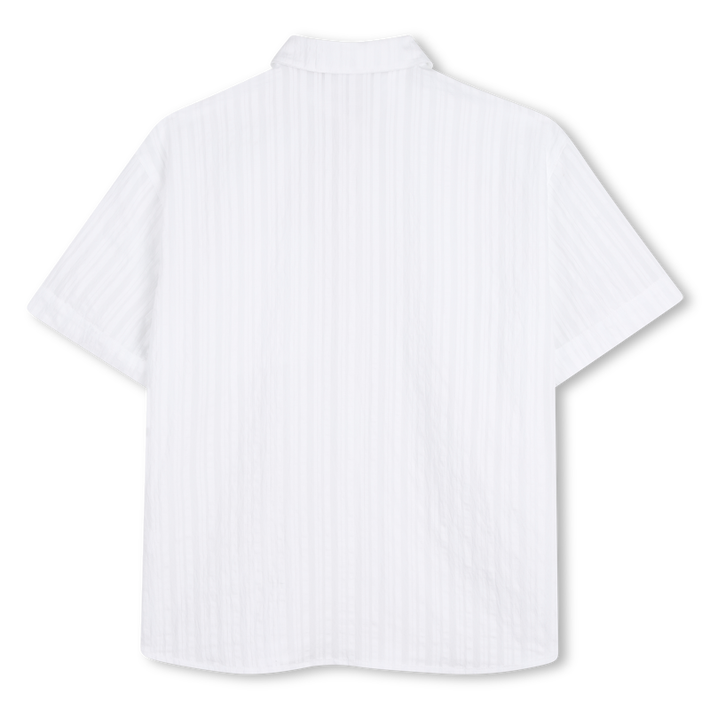 CAMISA LIGERA DE TELA EN RELIEVE BOSS 
                        NI&Ntilde;A