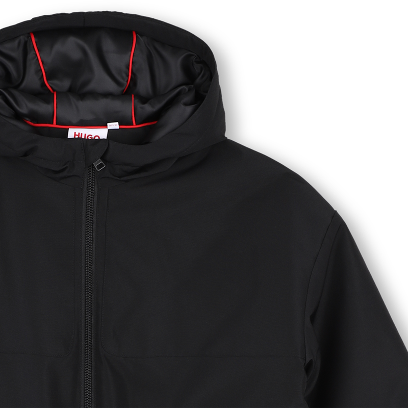 Parka con capucha HUGO 
                        NI&Ntilde;A