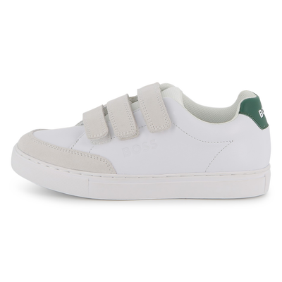 ZAPATILLAS CON RAYAS DE VELCRO BOSS NI&Ntilde;O