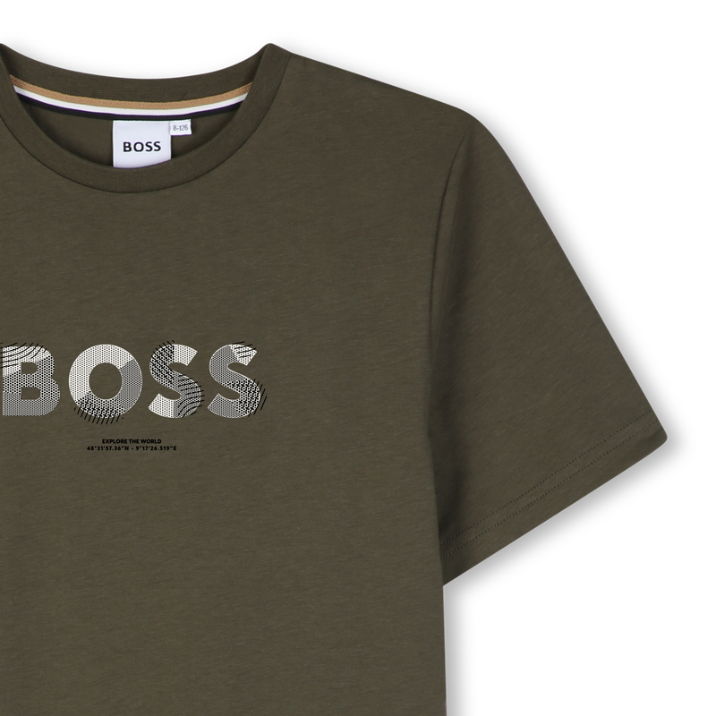 Camiseta de mangas cortas BOSS 
                        NI&Ntilde;O