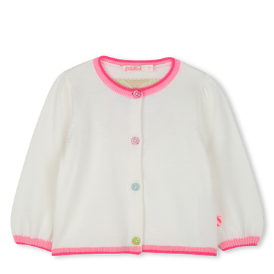 Rebeca de algod&oacute;n con botones BILLIEBLUSH NI&Ntilde;A