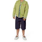 Bermudas lisas de algod&oacute;n KENZO KIDS 
                    NI&Ntilde;O