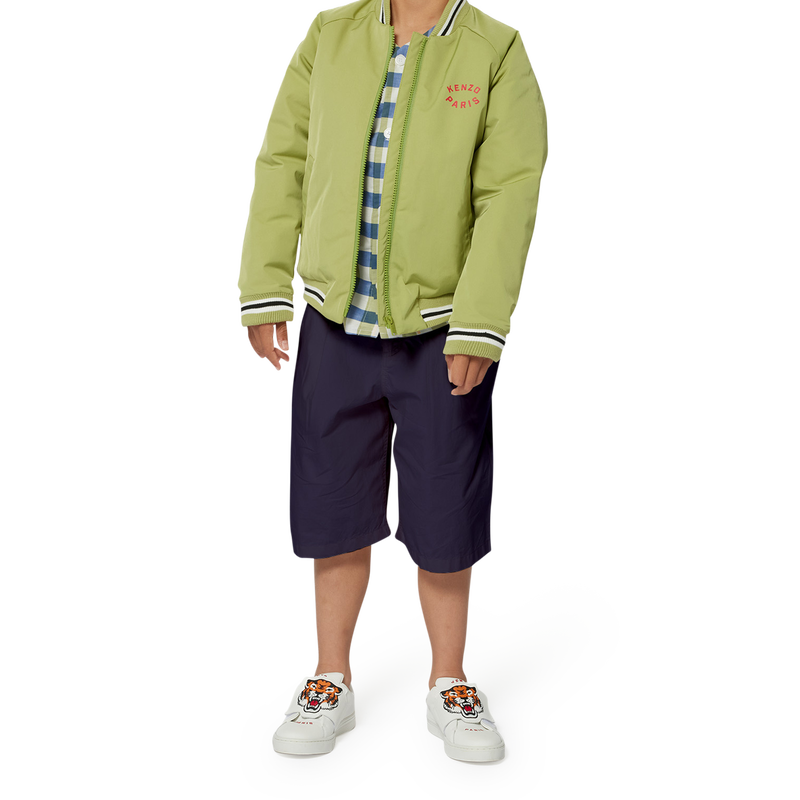 Bermudas lisas de algod&oacute;n KENZO KIDS 
                        NI&Ntilde;O