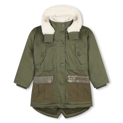 Parka con capucha y bolsillos MARC JACOBS NI&Ntilde;A