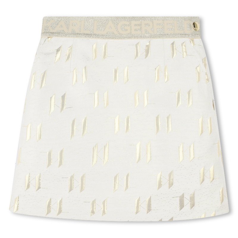 Falda de ceremonia de jacquard KARL LAGERFELD KIDS 
                        NI&Ntilde;A