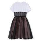 Vestido formal manga corta KARL LAGERFELD KIDS 
                    NI&Ntilde;A
