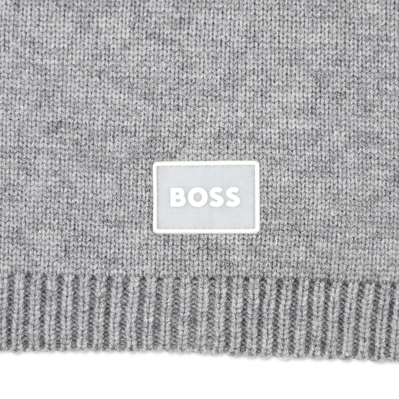 Calentador de cuello con insignia BOSS 
                        NI&Ntilde;O