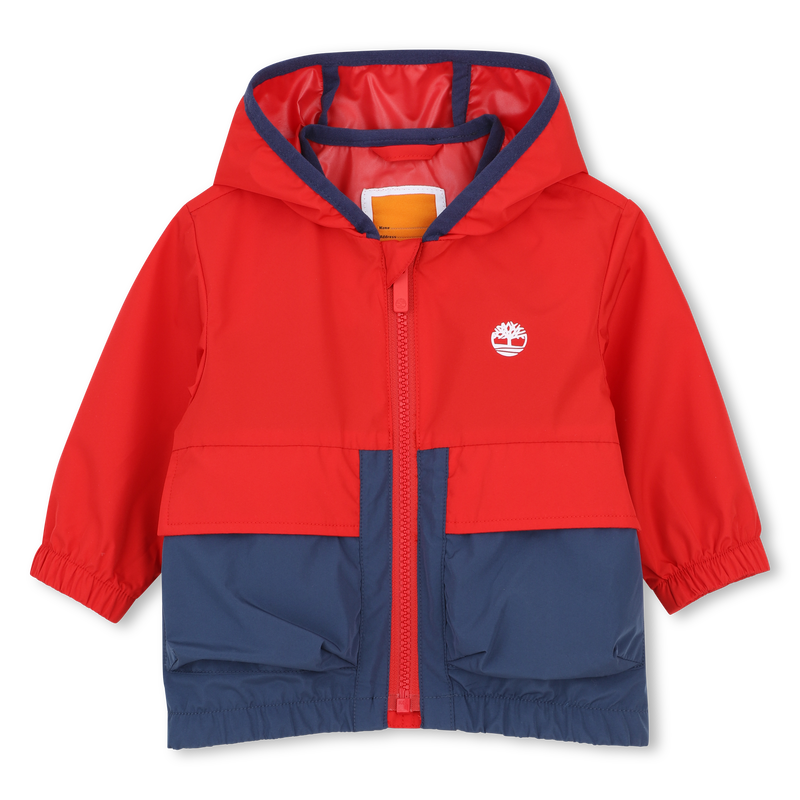 CORTAVIENTOS CON CAPUCHA TIMBERLAND 
                        NI&Ntilde;O