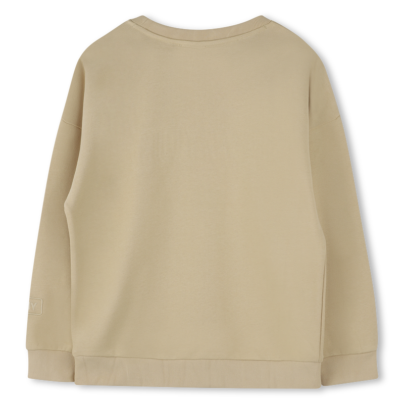 Sudadera de mulet&oacute;n de algod&oacute;n DKNY 
                        UNISEXO