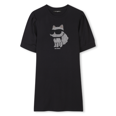 Vestido de manga corta KARL LAGERFELD KIDS NI&Ntilde;A