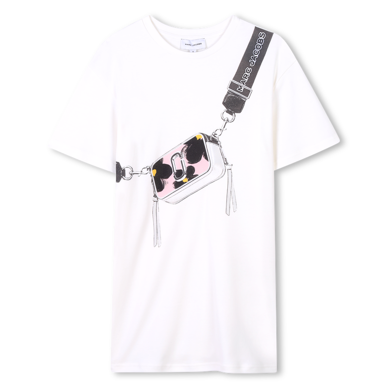 Vestido manga corta y algod&oacute;n MARC JACOBS 
                        NI&Ntilde;A