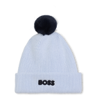 Gorro de punto con pomp&oacute;n BOSS 
                    NI&Ntilde;O
