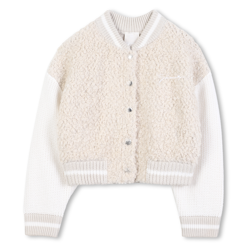 Cazadora bomber bicolor GIVENCHY 
                        NI&Ntilde;A