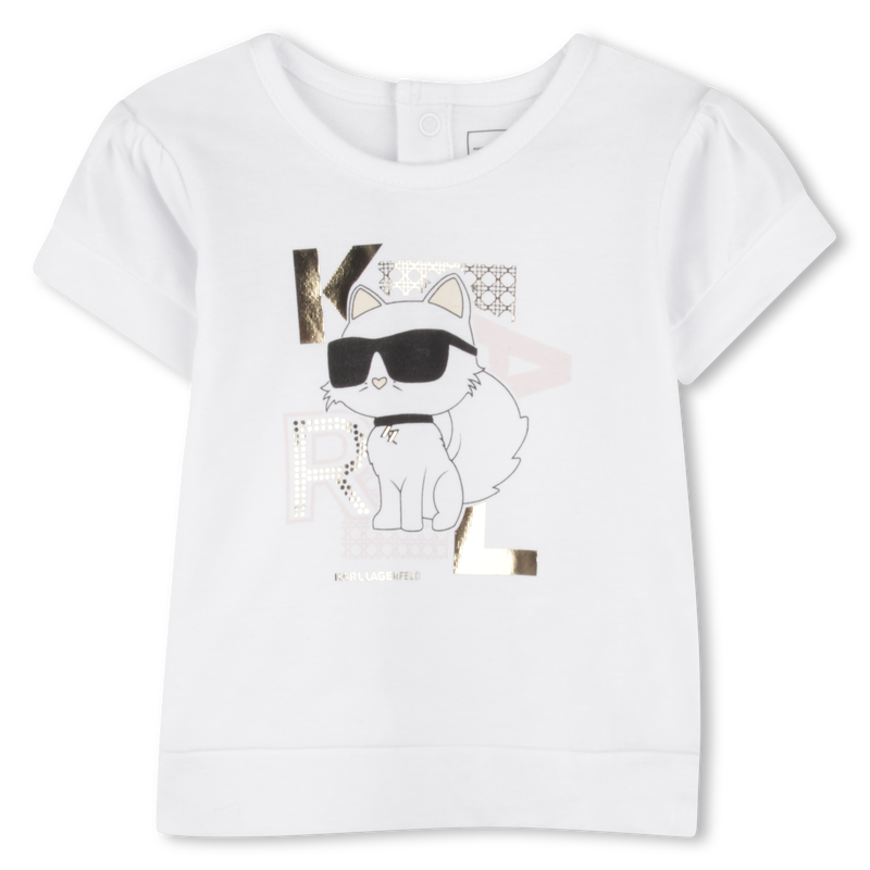 Camiseta y pantal&oacute;n corto KARL LAGERFELD KIDS 
                        NI&Ntilde;A