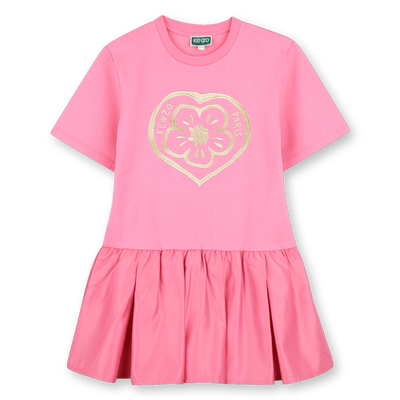 Vestido de manga corta KENZO KIDS NI&Ntilde;A