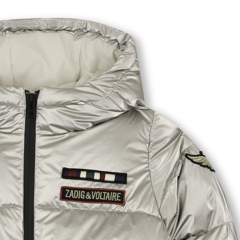 Chaqueta acolchada con capucha ZADIG & VOLTAIRE 
                        NI&Ntilde;A