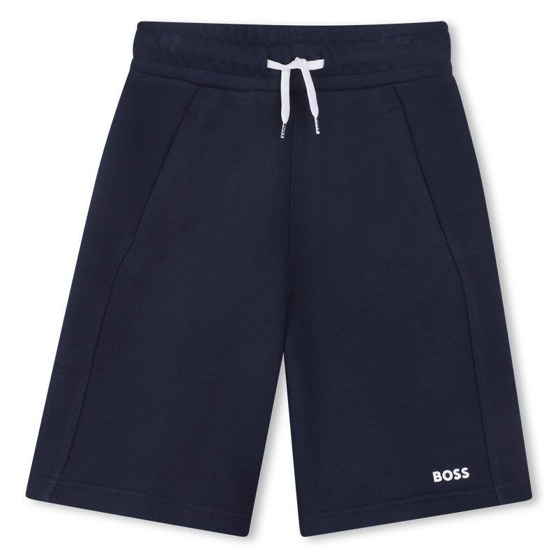 Bermudas de mulet&oacute;n liso BOSS 
                        NI&Ntilde;O