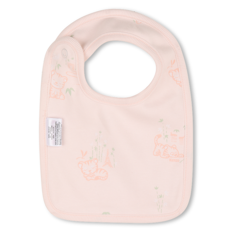 CONJUNTO DE PIJAMA, GORRO Y BABERO KENZO KIDS 
                        NI&Ntilde;A