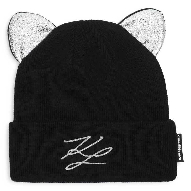 Gorro de punto KARL LAGERFELD KIDS 
                        NI&Ntilde;A