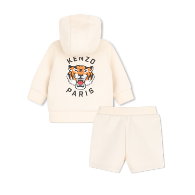 Conjunto de c&aacute;rdigan y pantal&oacute;n corto KENZO KIDS UNISEXO