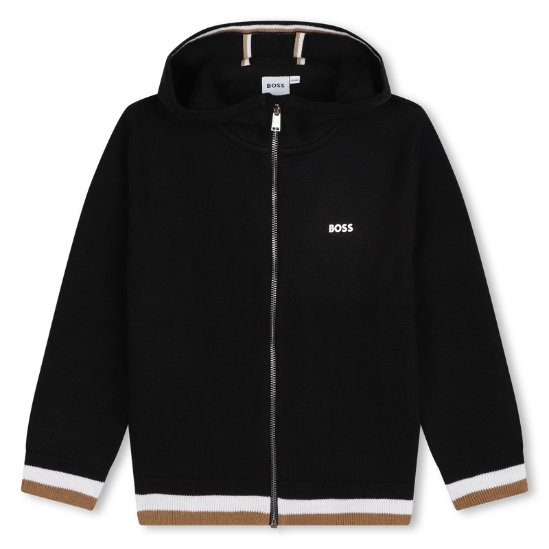 Chaqueta de algod&oacute;n y lana BOSS 
                        NI&Ntilde;O