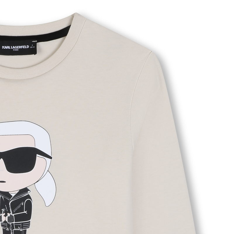 Camiseta de mangas cortas KARL LAGERFELD KIDS 
                        NI&Ntilde;O