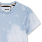 Camiseta algod&oacute;n manga corta BOSS 
                    NI&Ntilde;O