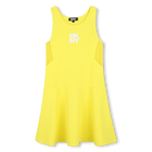 Vestido de tirantes, AMARILLO, hi-res