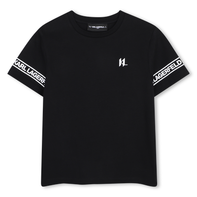 Camiseta de mangas cortas KARL LAGERFELD KIDS NI&Ntilde;O