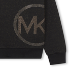 Sudadera de mulet&oacute;n y capucha MICHAEL KORS 
                    NI&Ntilde;A