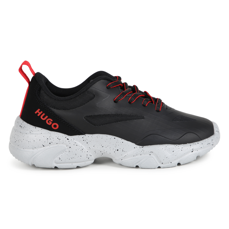 Deportivas multitextura HUGO 
                        NI&Ntilde;O