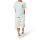 Bermudas lisas de algod&oacute;n KENZO KIDS 
                    NI&Ntilde;O