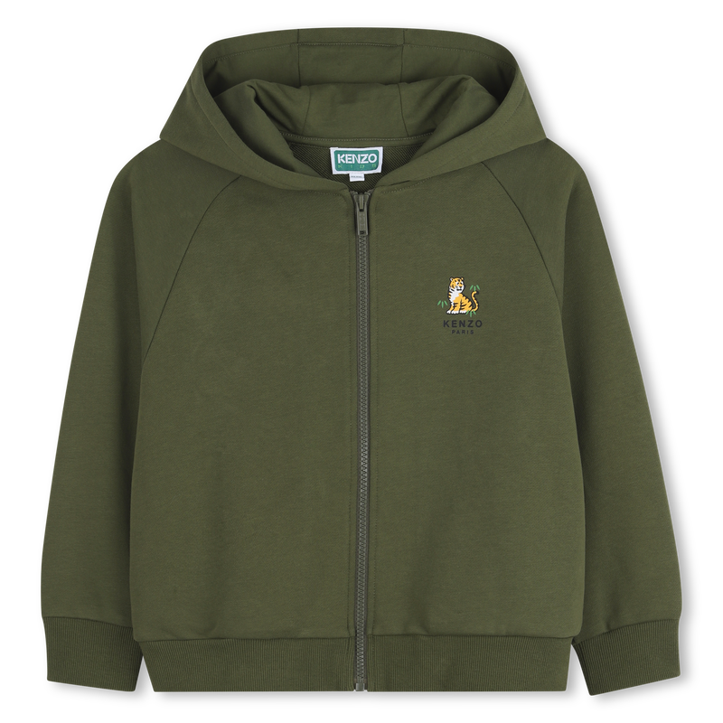 SUDADERA CON CAPUCHA CON CREMALLERA KENZO KIDS 
                        NI&Ntilde;O
