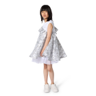 Vestido ceremonial bimaterial KARL LAGERFELD KIDS 
                    NI&Ntilde;A