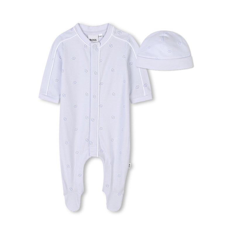 Pijama y gorro estampados BOSS 
                        NI&Ntilde;O
