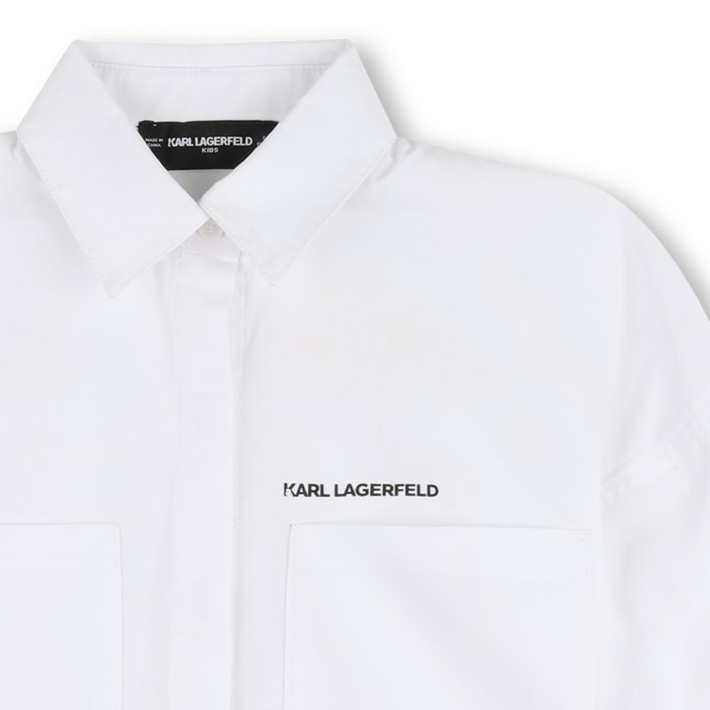 CAMISA DE MANGA LARGA KARL LAGERFELD KIDS 
                        NI&Ntilde;A