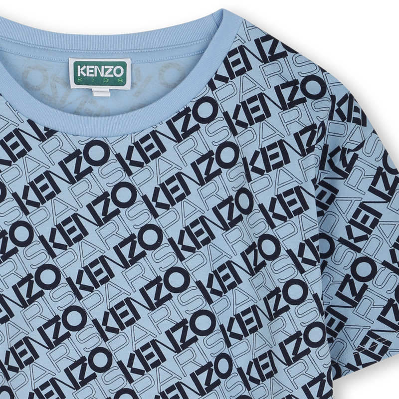 Camiseta de algod&oacute;n estampada KENZO KIDS 
                        NI&Ntilde;O