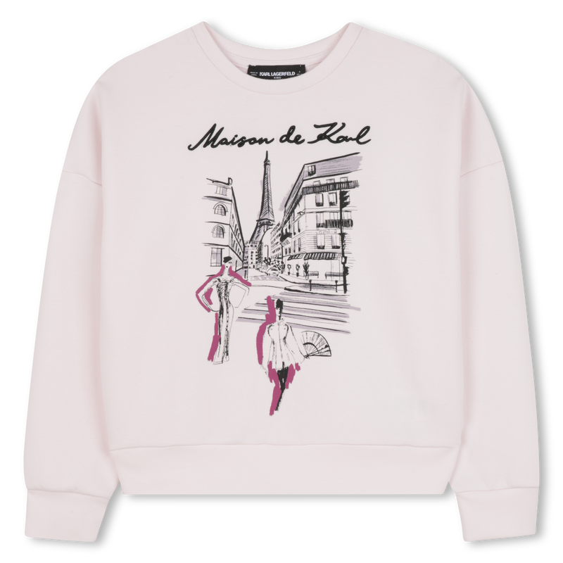 Sudadera de manga larga KARL LARGERFELD KIDS 
                        NI&Ntilde;A