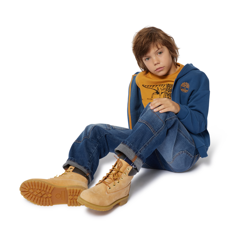 Camiseta estampado y mensaje TIMBERLAND 
                        NI&Ntilde;O