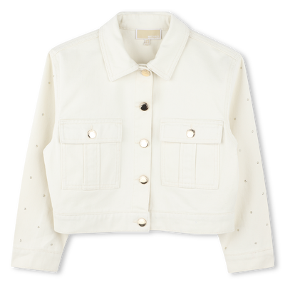 Chaqueta de sarga de algod&oacute;n MICHAEL KORS NI&Ntilde;A